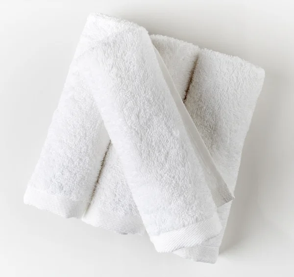 White spa towels — Stock Photo, Image