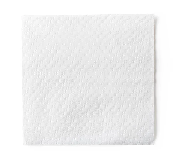 White paper napkin — Stock Photo, Image