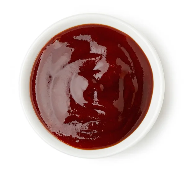 Bowl of barbecue sauce — Stock Photo, Image