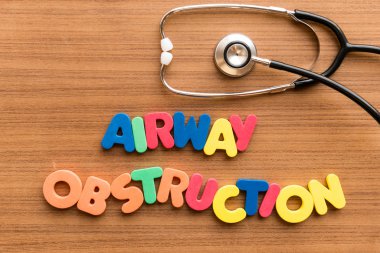 Airway Obstruction useful medical word medical word clipart