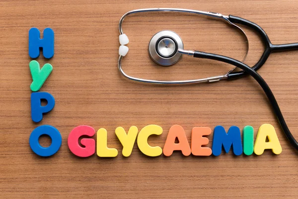 Hypoglykämie nützlich medizinisches Wort nützlich medizinisches Wort medizinisches Wort — Stockfoto