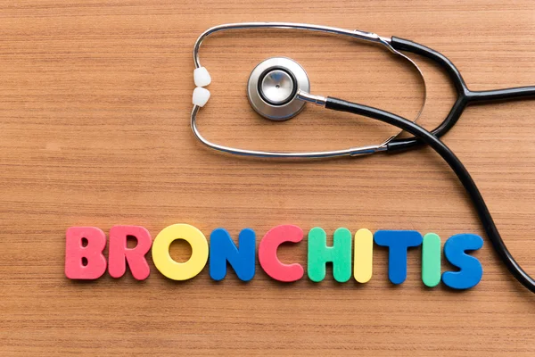 BRONCHITIS palabra médica útil palabra médica útil palabra médica — Foto de Stock