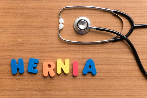 Hernia palabra médica útil palabra médica útil palabra médica — Foto de Stock
