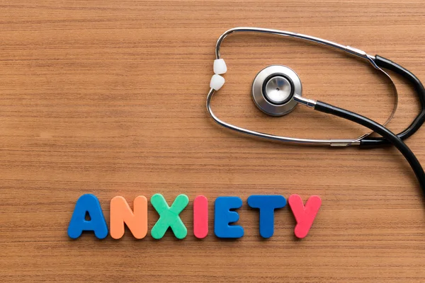 Anxiety useful medical word useful medical word medical word — Stock Photo, Image