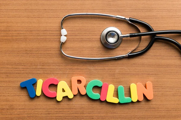 Ticarcillin yararlı tıbbi kelime tıbbi kelime — Stok fotoğraf
