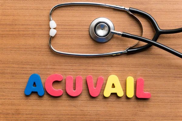 Acuvail корисне медичне слово медичне слово — стокове фото