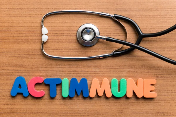 Actimmune palavra médica útil palavra médica — Fotografia de Stock