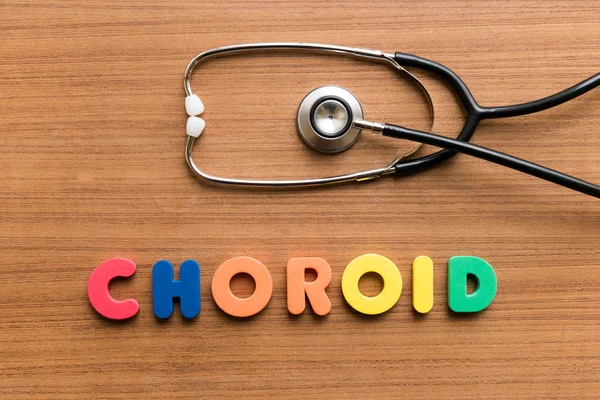 Koroidea användbar medicinska ord medicinska ord — Stockfoto