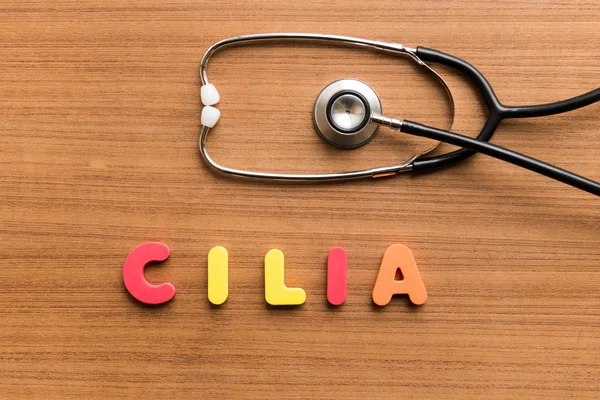 Cilia palabra médica útil palabra médica — Foto de Stock