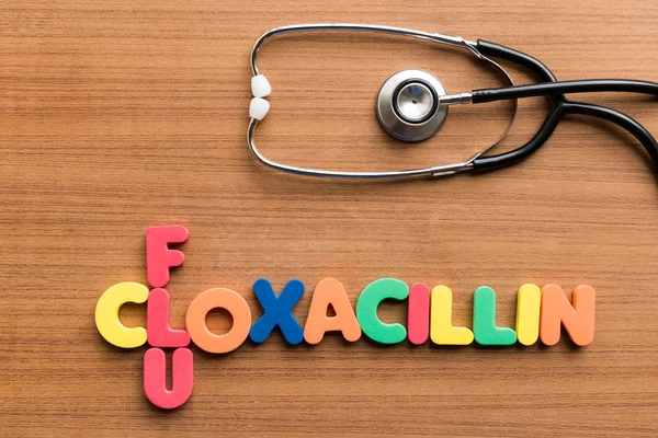 Flucloxacilina palabra médica útil palabra médica — Foto de Stock