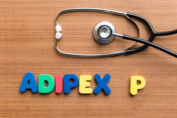 Adipex-P palabra médica útil palabra médica Fotos de stock libres de derechos