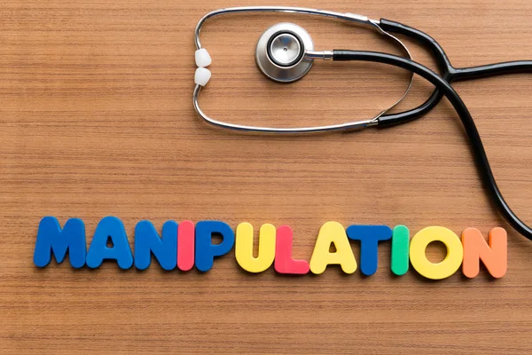 Manipulation useful medical word medical word — Stock Photo, Image