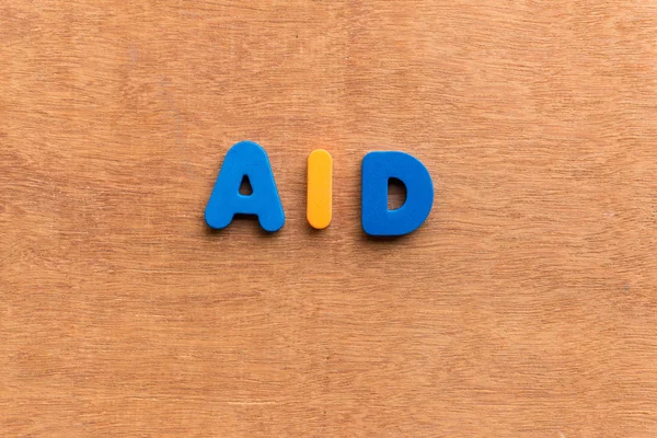 Aid word useful business word — Stock Photo, Image