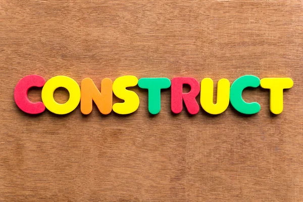 Construct useful business word — Stock Photo, Image