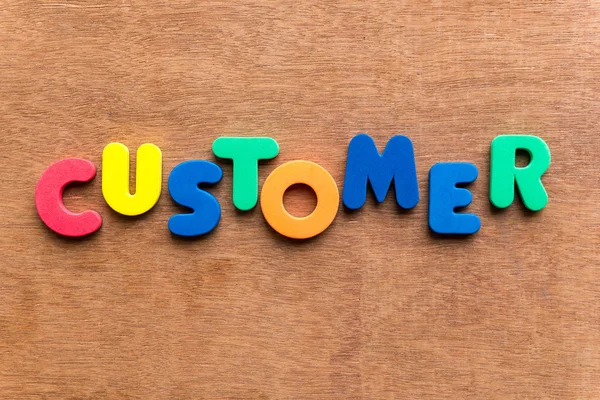 Customer useful business word — Stock Photo, Image