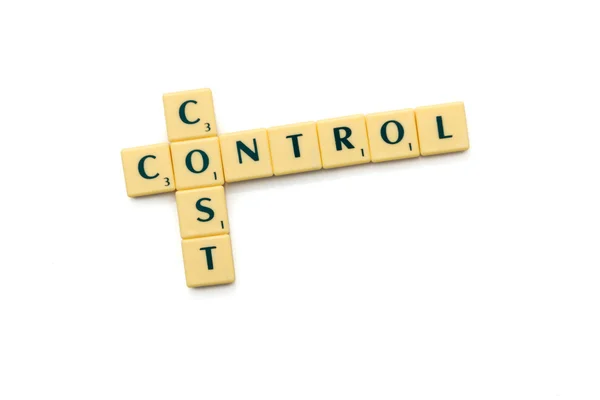 Control de costes útil palabra de negocios — Foto de Stock
