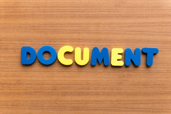 Document util cuvânt de afaceri — Fotografie, imagine de stoc