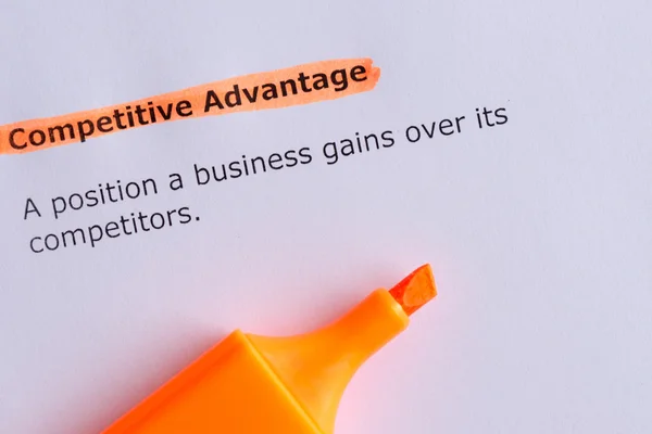 competitive advantage useful business word