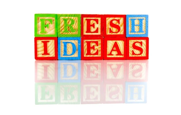 Fresh ideas useful business word — Stock Photo, Image