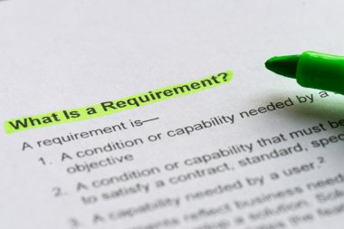 gereksinimi yararlı iş kelime nedir