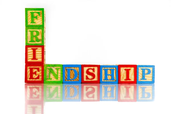 Friendship useful business word — Stock Photo, Image