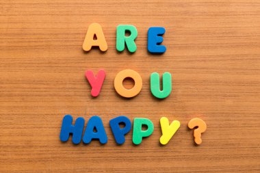 mutlu musun? yararlı iş kelime