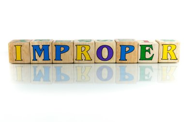 uygun olmayan yararlı iş kelime