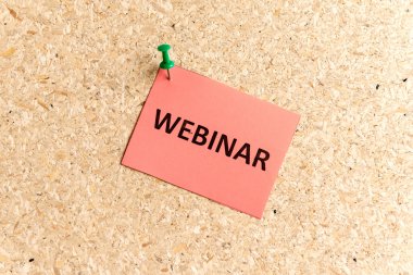 Webinar yararlı iş kelime