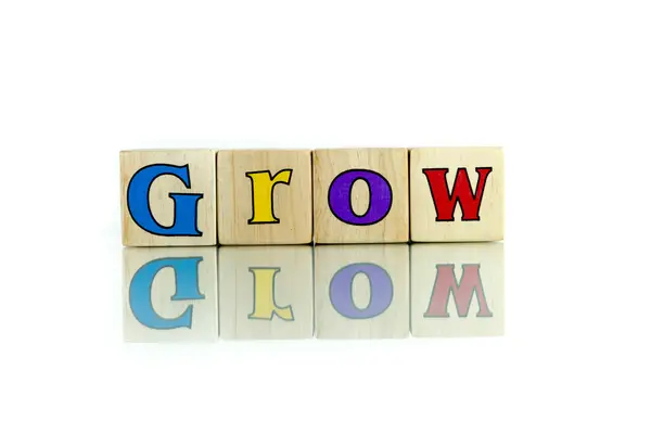 Crescere parola d'affari utile — Foto Stock
