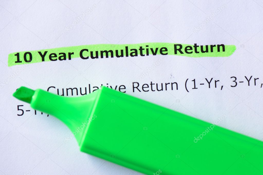 10 Year Cumulative Return useful business word