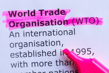 Dünya Ticaret Örgütü yararlı iş kelime