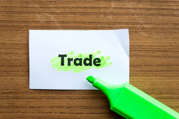 Kereskedelmi hasznos üzleti szó — Stock Fotó
