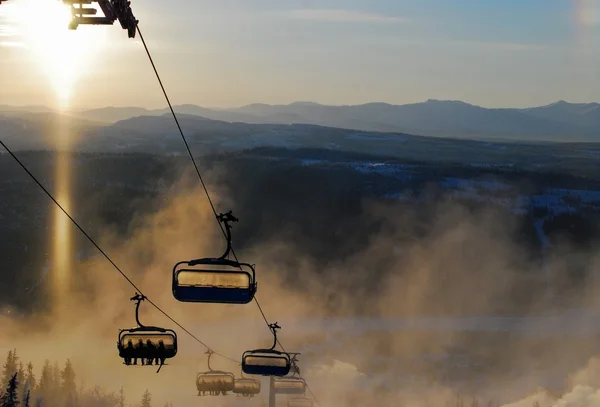 Skiing in Ore Sweden — Stock Photo, Image