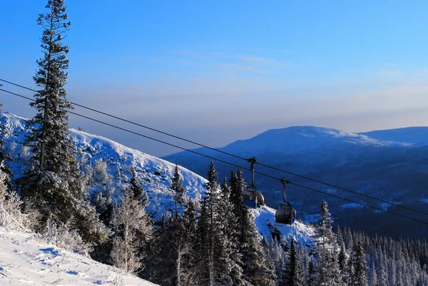 Skiën in erts Zweden — Stockfoto