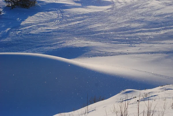 Катання на лижах в Швеції руди — стокове фото
