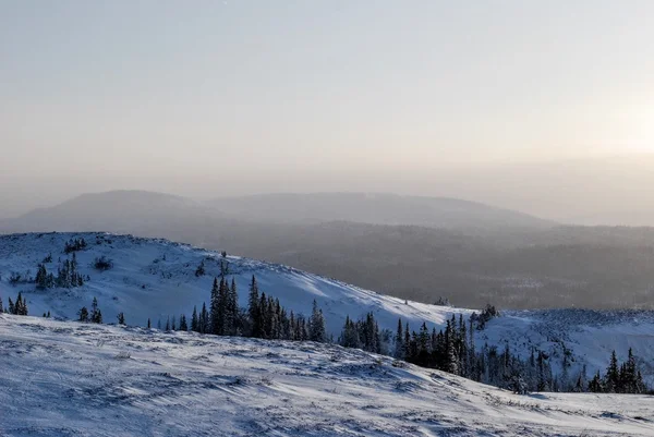 Skiën in erts Zweden — Stockfoto