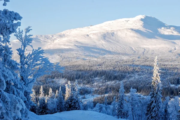 Esqui em Ore Suécia — Fotografia de Stock