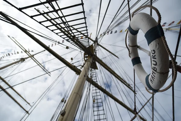 Aparejos de un velero — Foto de Stock