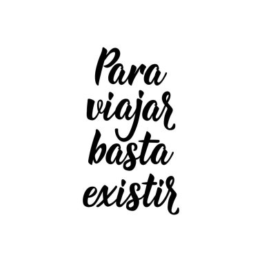 Brezilya Edebiyatı. Portekizce 'den seyahate çeviri sadece var. Modern vektör fırçası el yazısı. Mürekkep çizimi. Tebrik kartları, posterler, tişörtler, afişler için mükemmel bir tasarım.
