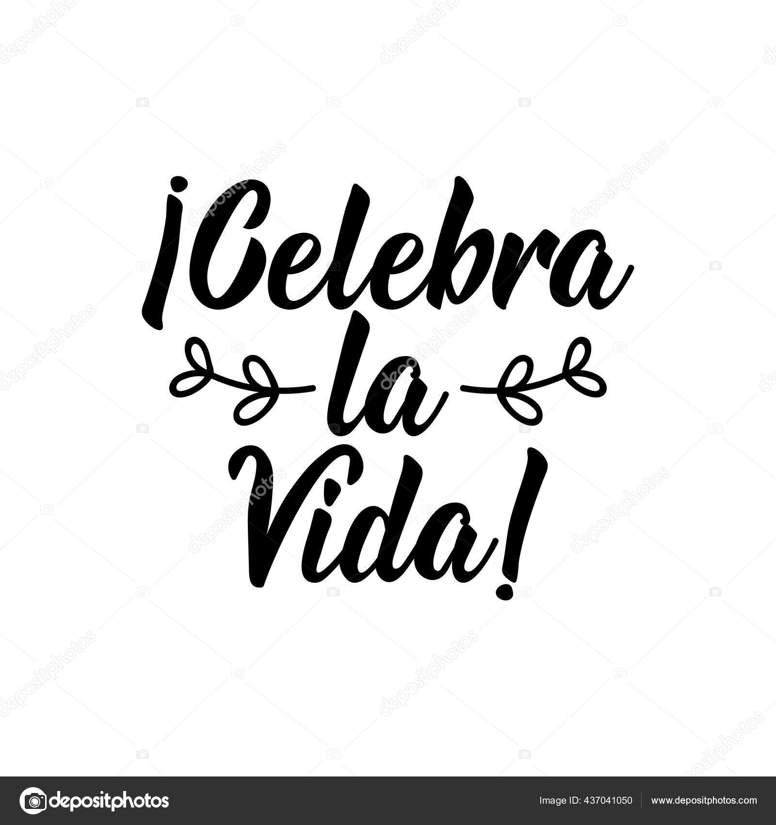 text in Spanish: Happy Tuesday. Lettering. calligraphy vector