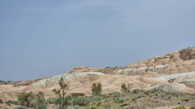 Arkasında dağlar olan güzel bir manzara.