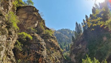 Dağların güzel manzarası