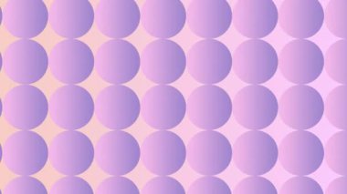 Mor daireli renkli animasyon