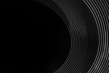 Led ışık soyut satırından. Mavi filtre kullanılan.