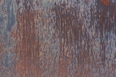 Paslı metalin dokusu