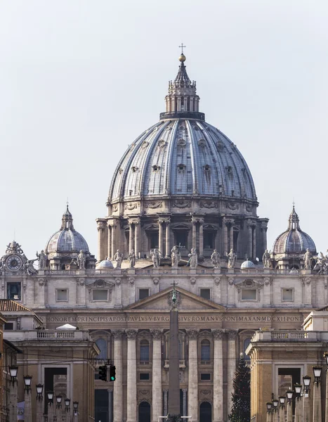 Katedrála svatého Petra ve Vatikánu (Řím, Itálie) — Stock fotografie