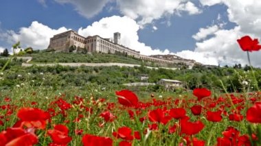 Şehir Assisi Itlay içinde