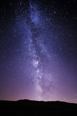 Samanyolu gelen İtalya Abruzzo Ulusal Parkı