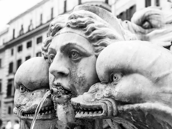 Pantheon Fountain Rome — Stock Photo, Image