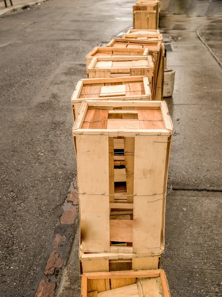 Empty Wood Crates